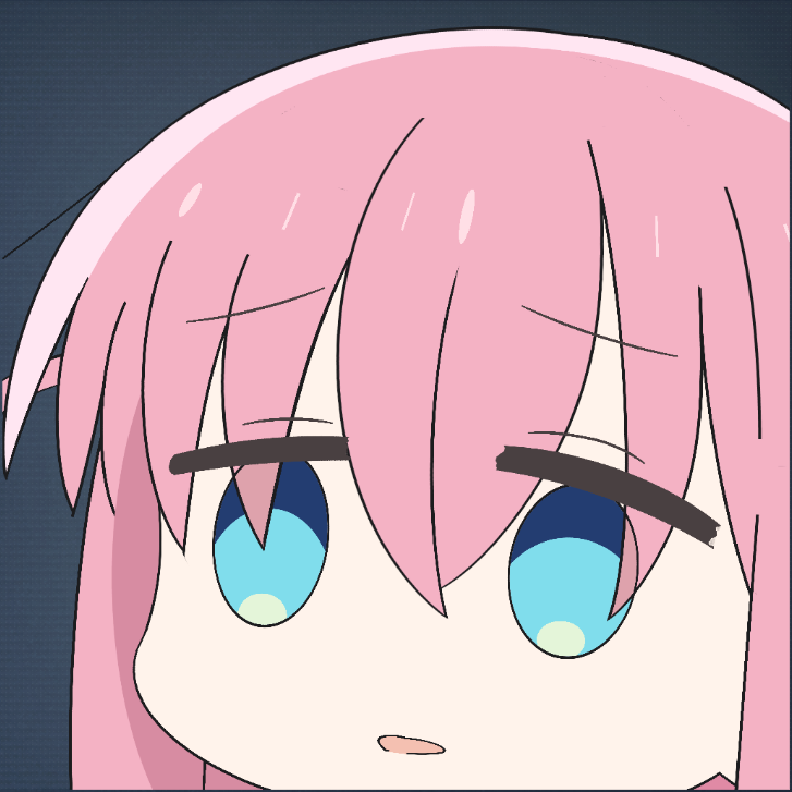 Bocchi bored reaction